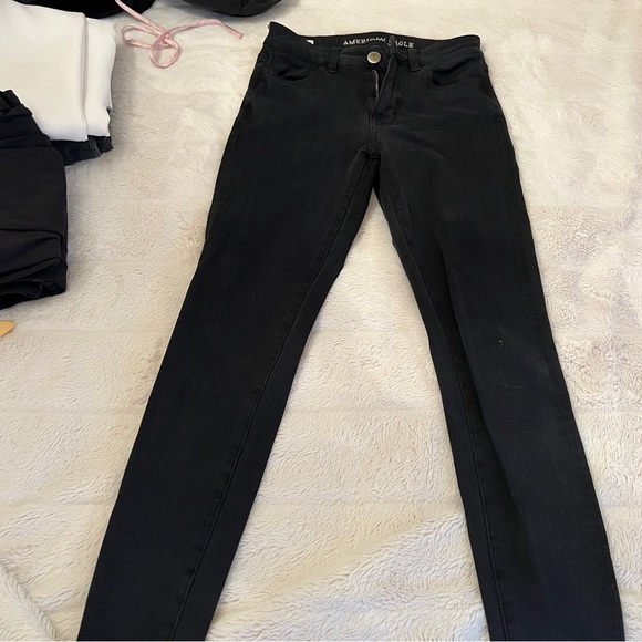 American eagle black skinny jeans - Picture 5 of 6